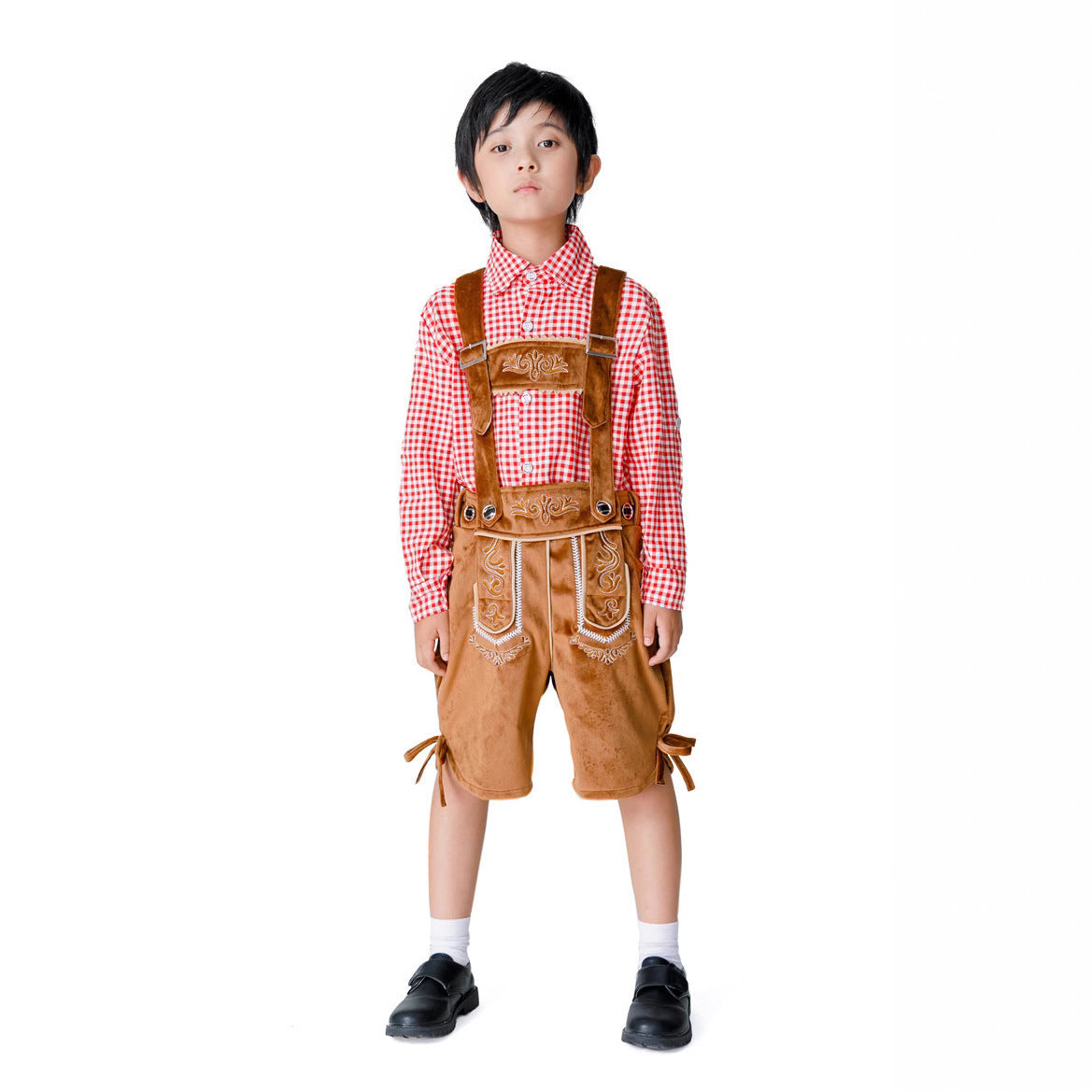 Boys' traditional shorts with elegant embroidery Chichicherry
