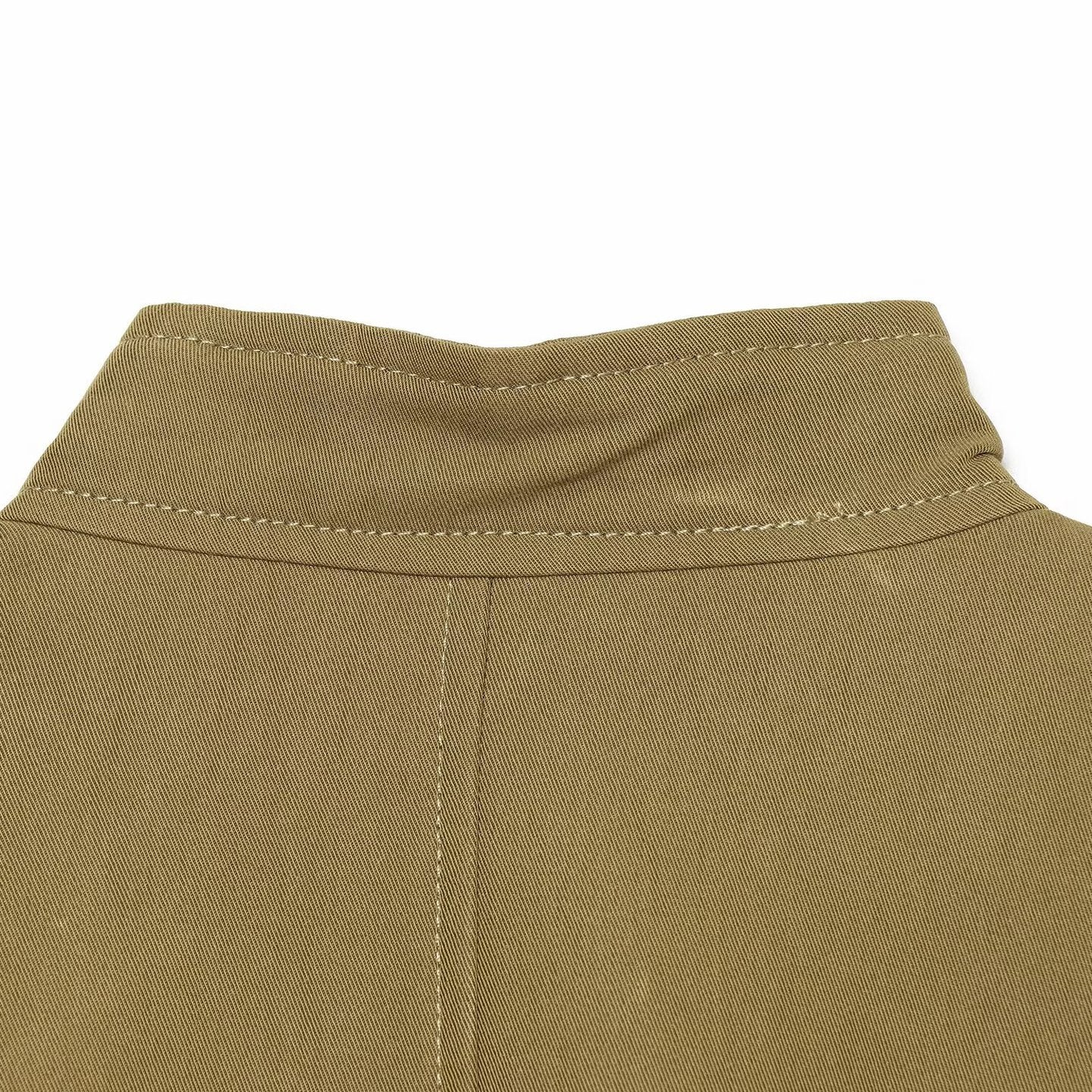 Women's tailored cropped jacket with stand-up collar and princess seams Chichicherry