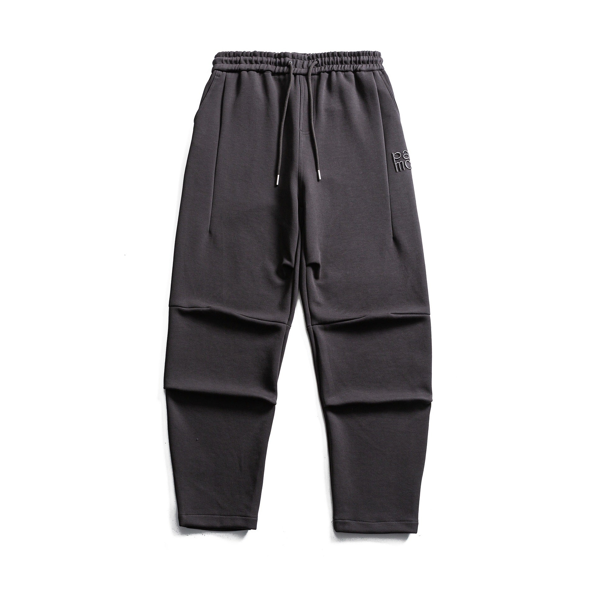 Men's Tapered Jogging Pants with Elastic Waistband and Knee Panels Chichicherry