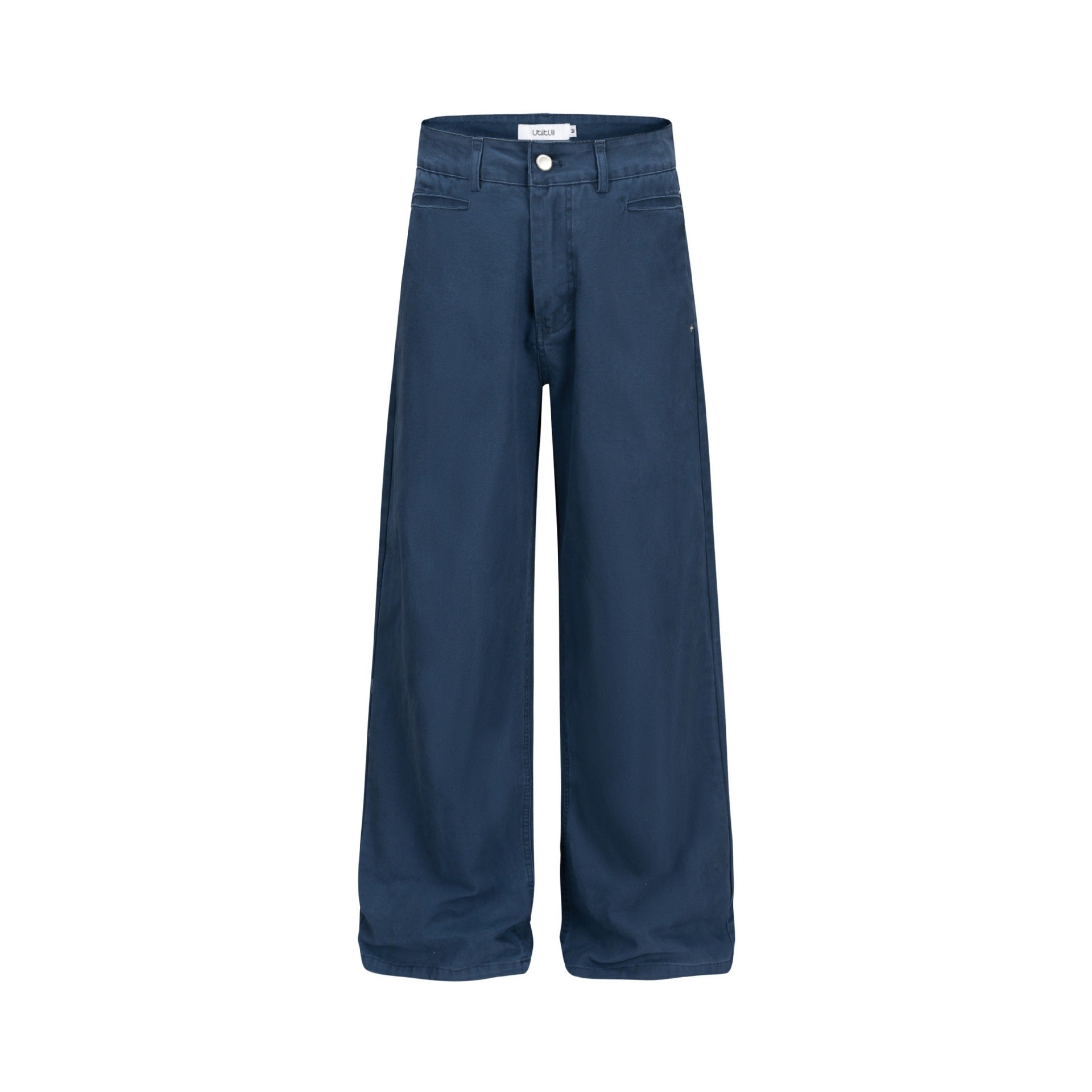 Women's High-Waisted Culotte Pants with Wide Leg and Minimalist Waistband Solution Chichicherry