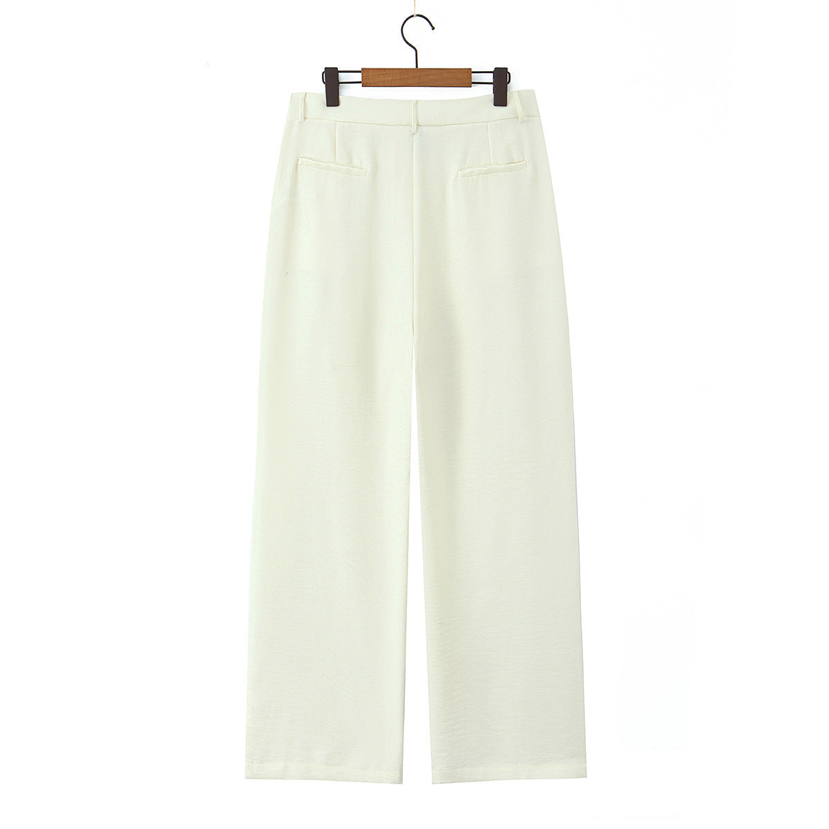 Women Light draping Highwaist Palazzo pants with wide leg and crease Chichicherry
