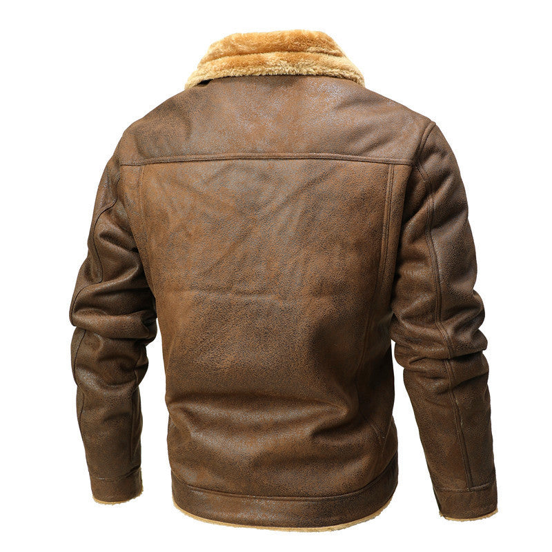 Men's Suede Look Jacket Chichicherry