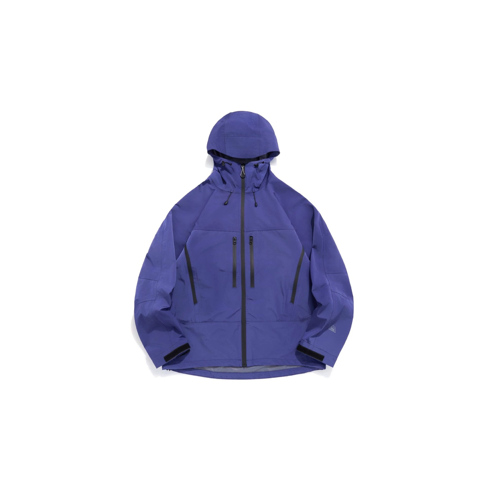 Unisex Technical Hooded Outdoor Jacket with Taped Zippers Chichicherry