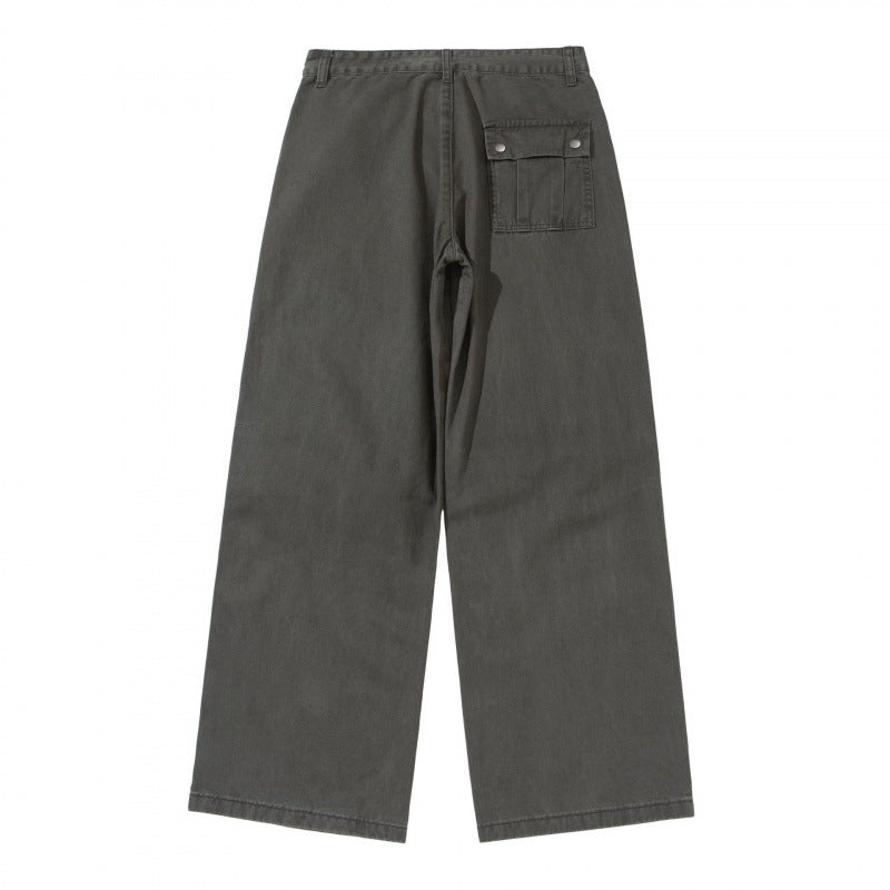 Women's Wide Utility Pants made of durable canvas with reinforced knee panels Chichicherry