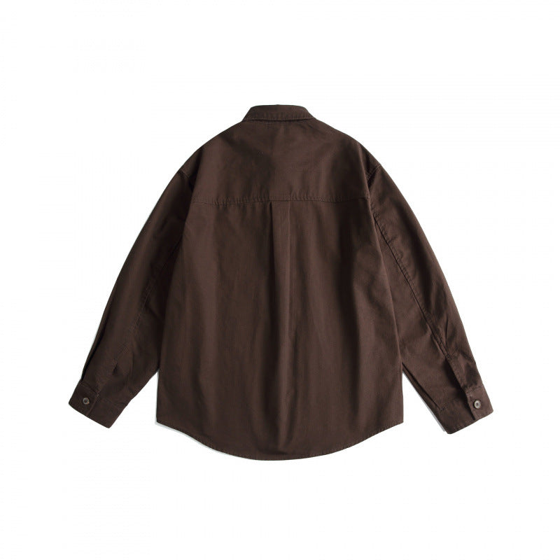 Unisex Embroidered Overshirt in Western-Ethno Look with Frog Closures Chichicherry