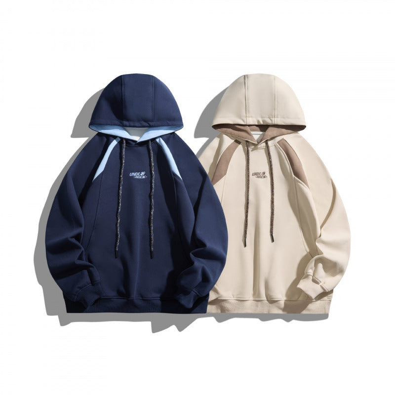 Unisex Oversized Hoodie with contrasting inserts, drawstring and raglan sleeves Chichicherry