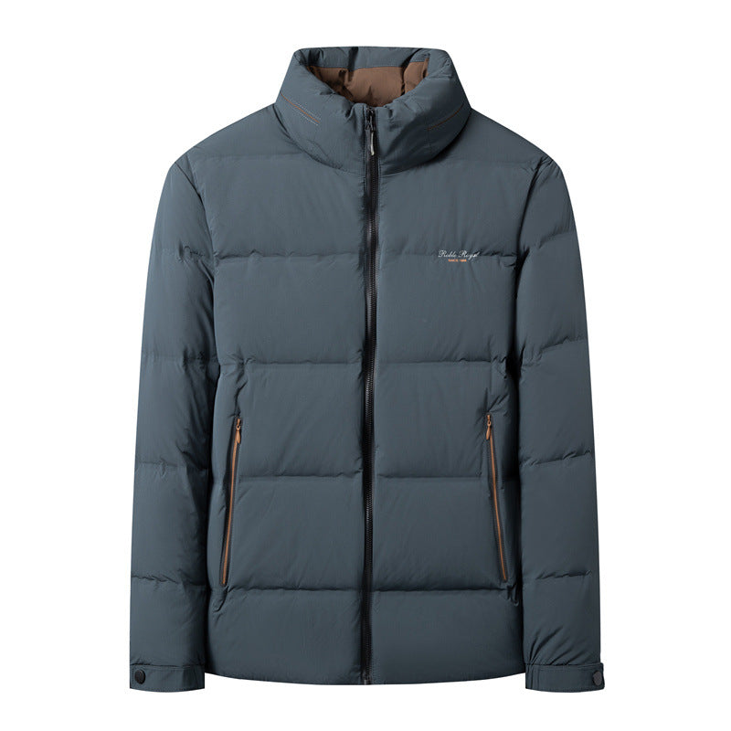 Men's quilted jacket with thermal insulation and high stand-up collar Chichicherry