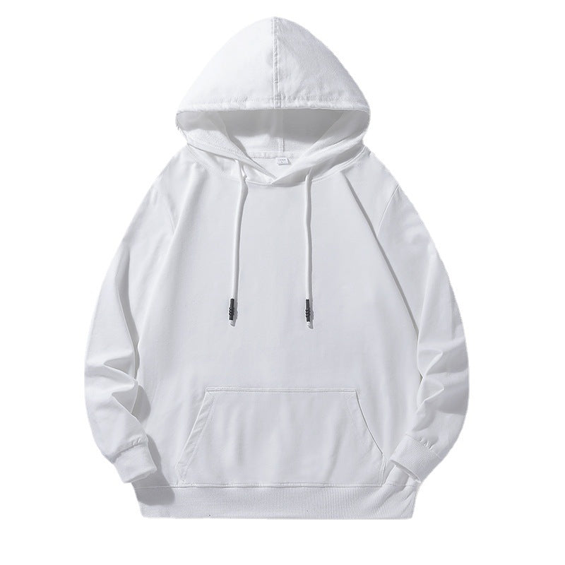 Unisex locker fit hoodie made of cotton blend with kangaroo pocket and drawstring hood