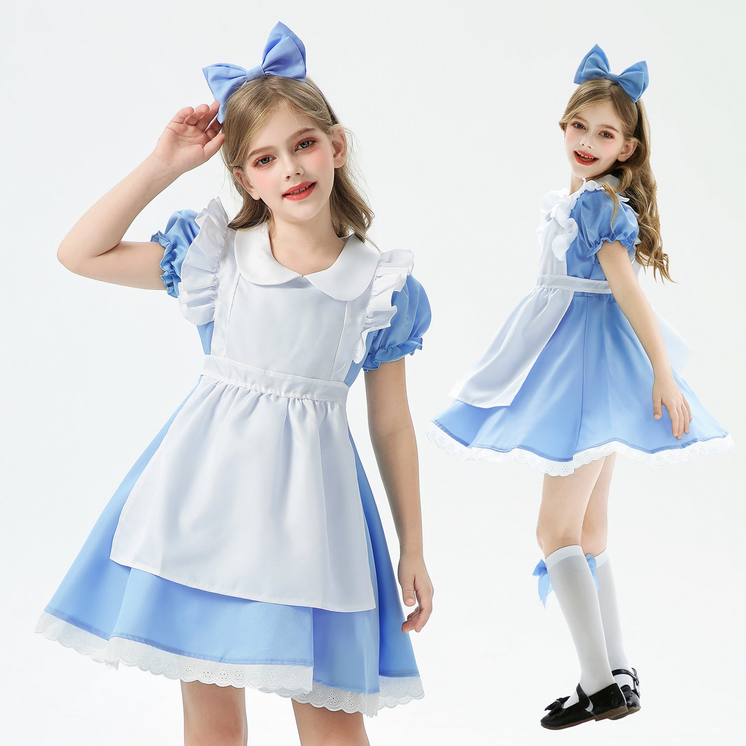 Girl's costume with ruffles and bows Chichicherry