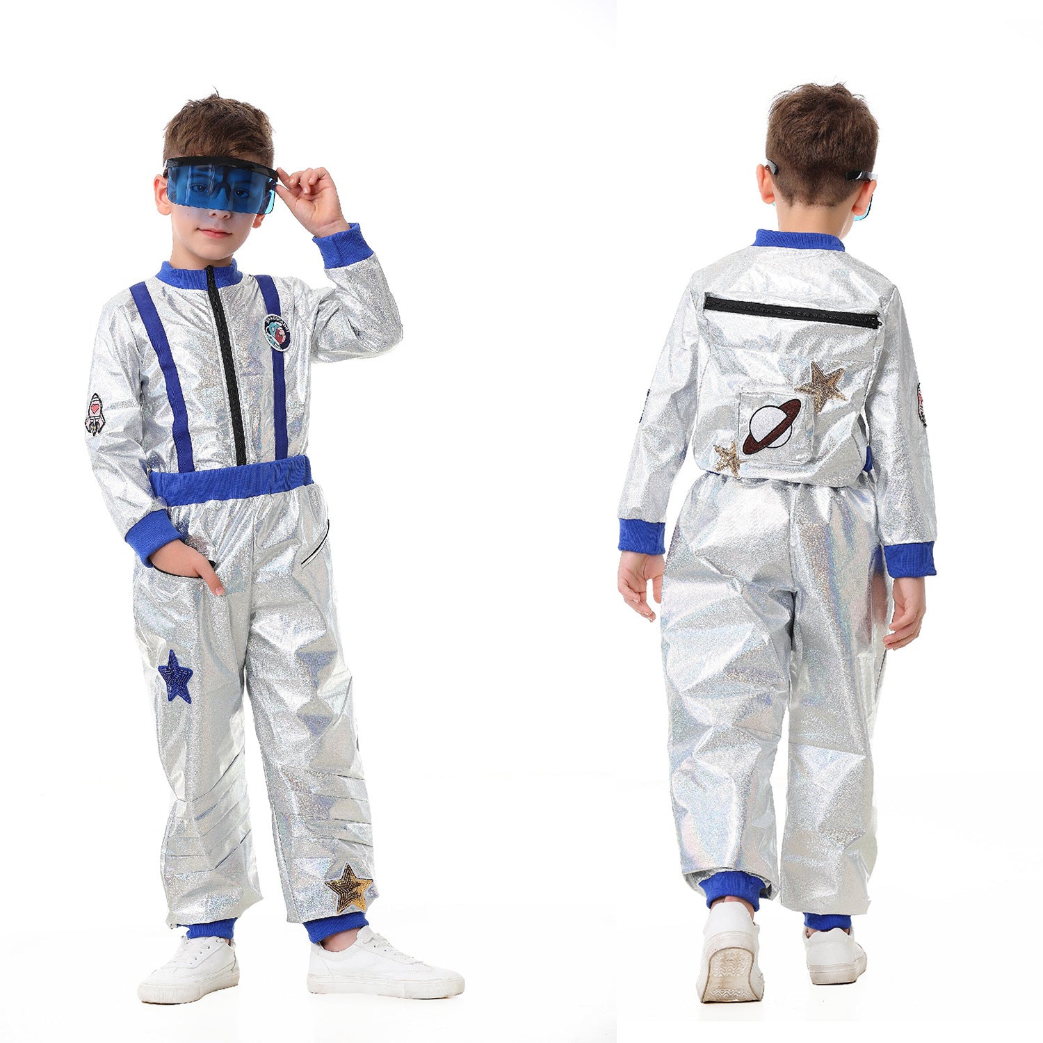 Boys' spacesuit with shimmering details Chichicherry
