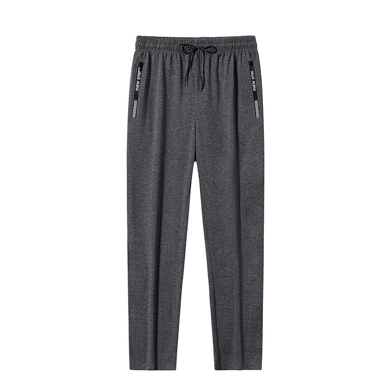 Men's sporty functional training pants with elastic drawstring, zip pockets & tapered leg Chichicherry