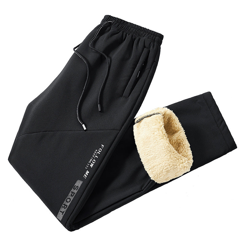 Men's Sportive Jogging Pants in Tapered Fit with Drawstring and Elastic Cuffs Chichicherry