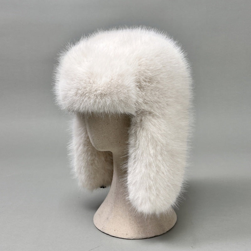 Ladies Luxurious Faux Fur Ushanka with Ear Flaps and Warming Lining Chichicherry