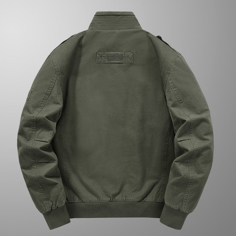 Men's Insulated Field Blouson with Full Teddy Fleece Lining, Concealed Zip Front and Utility Pockets Chichicherry