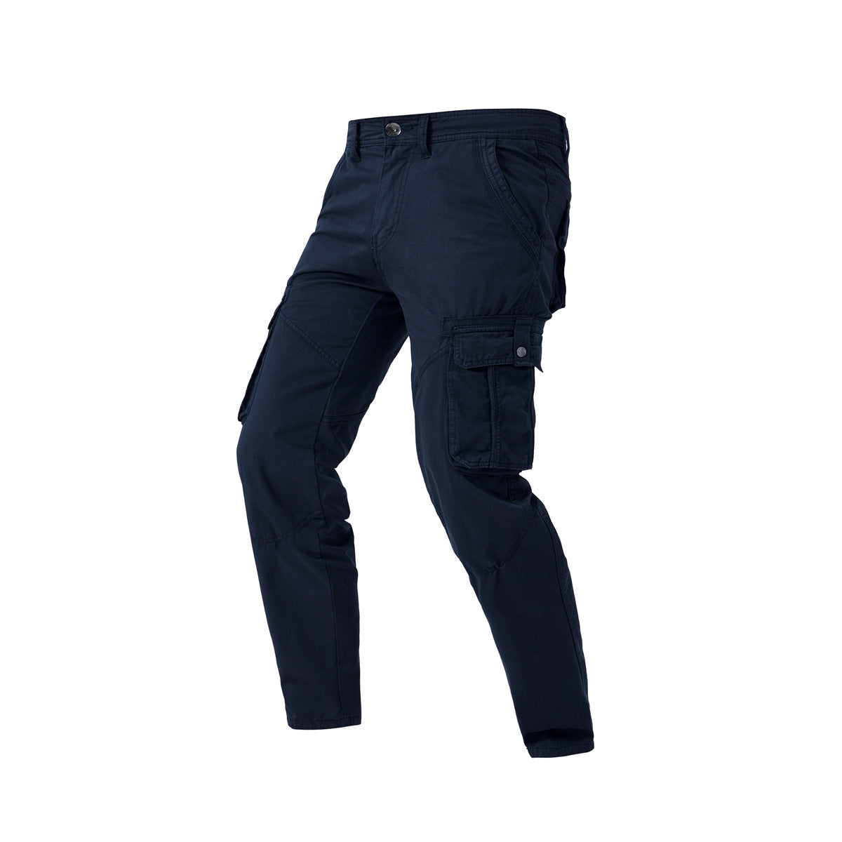 Men's Tapered Cargo Pants with Multiple Pockets, Knee Inserts, and Utility Details Chichicherry