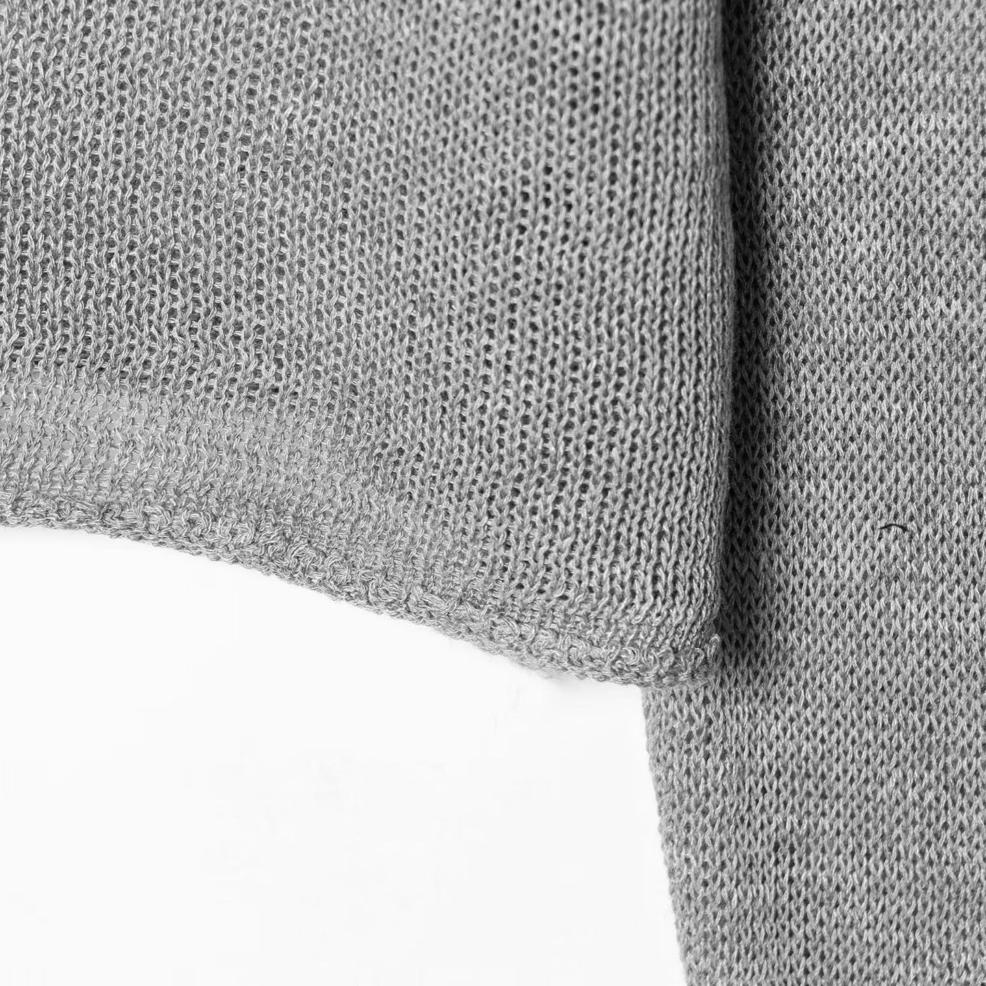 Women's Two-Piece Fine Knit Set with Airy Round Neckline, Wide Pleated Look Pants and Decorative Skirt Overlay Chichicherry