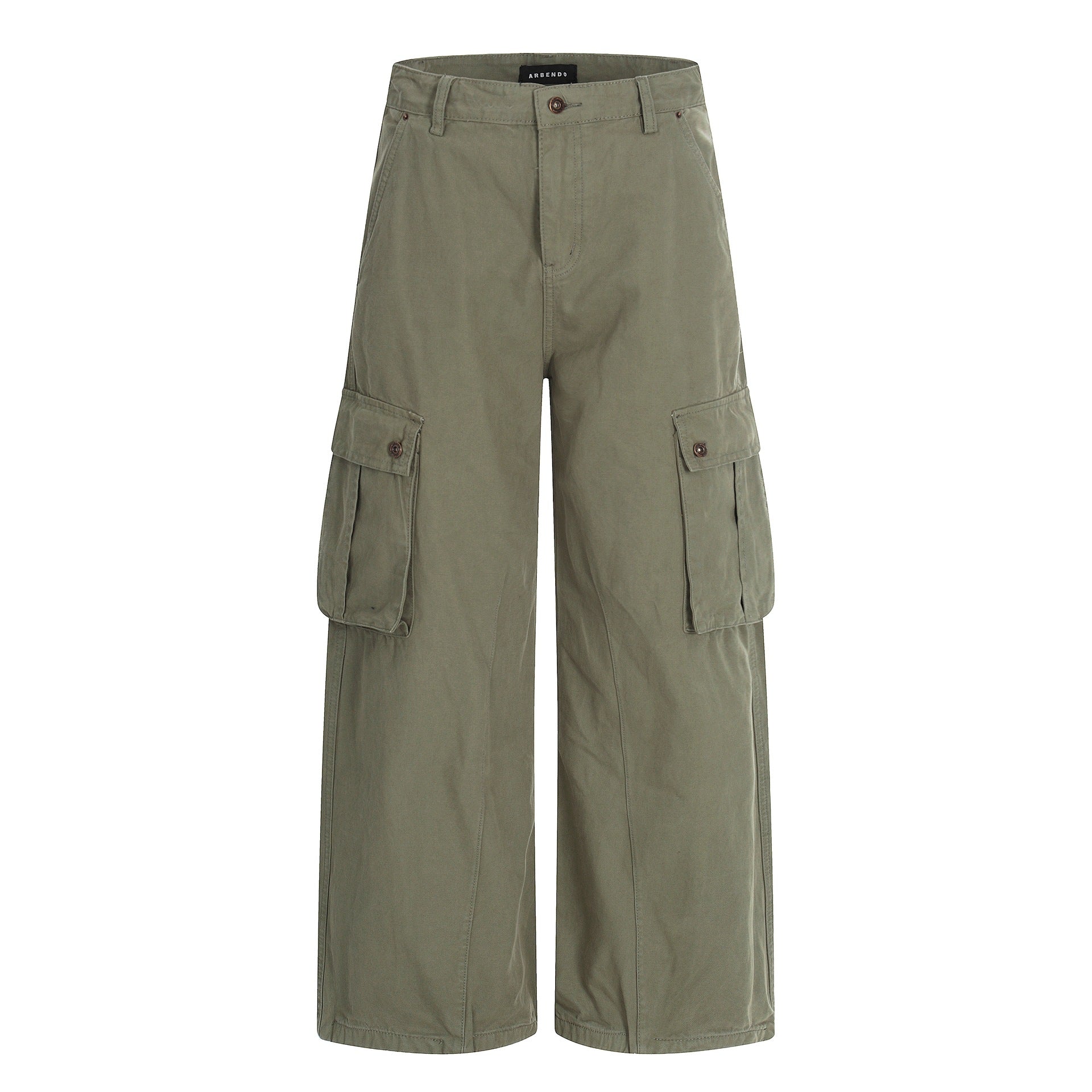 Women Wide Cargo Culotte Shorts with Patch Pockets Chichicherry
