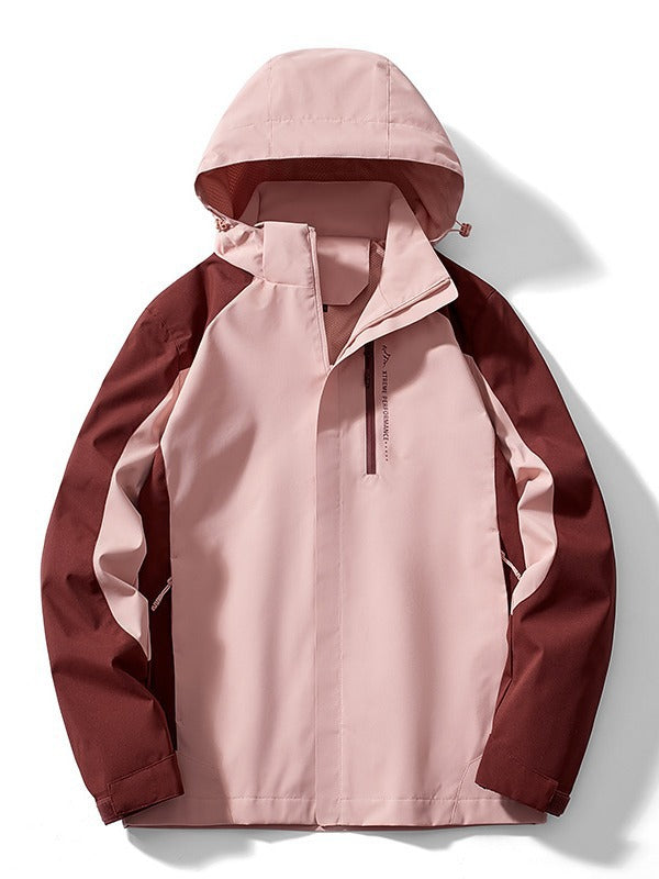 Women's two-layer softshell rain jacket with hood, breathable membrane and chest zip Chichicherry
