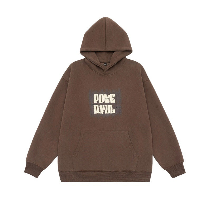 Unisex Oversized Hoodie with Kangaroo Pocket and Distinctive Front Print Chichicherry