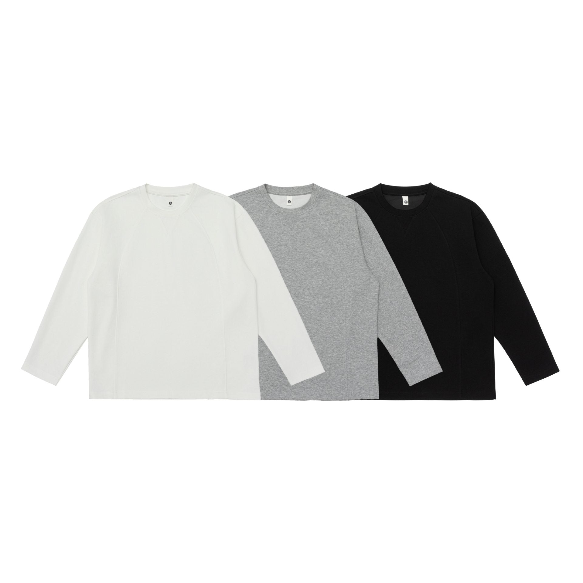 Unisex Oversize sweatshirt with raglan sleeves and seam details Chichicherry