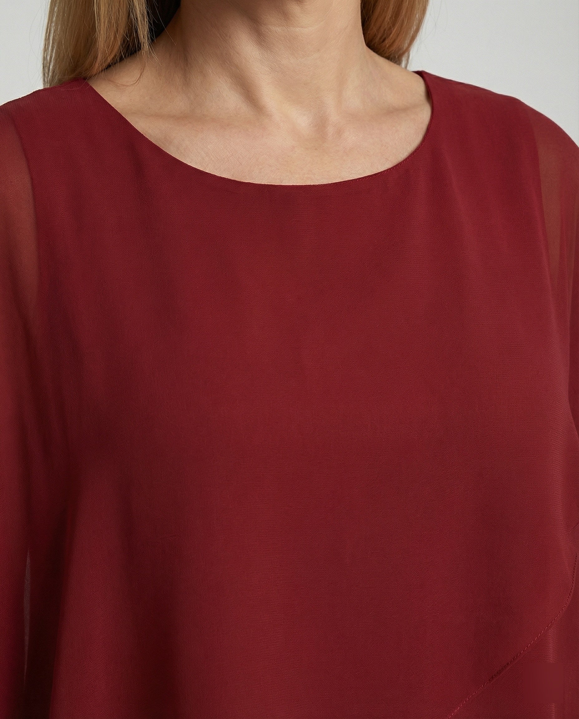 Women Evening Dress Layered Look Elegant
