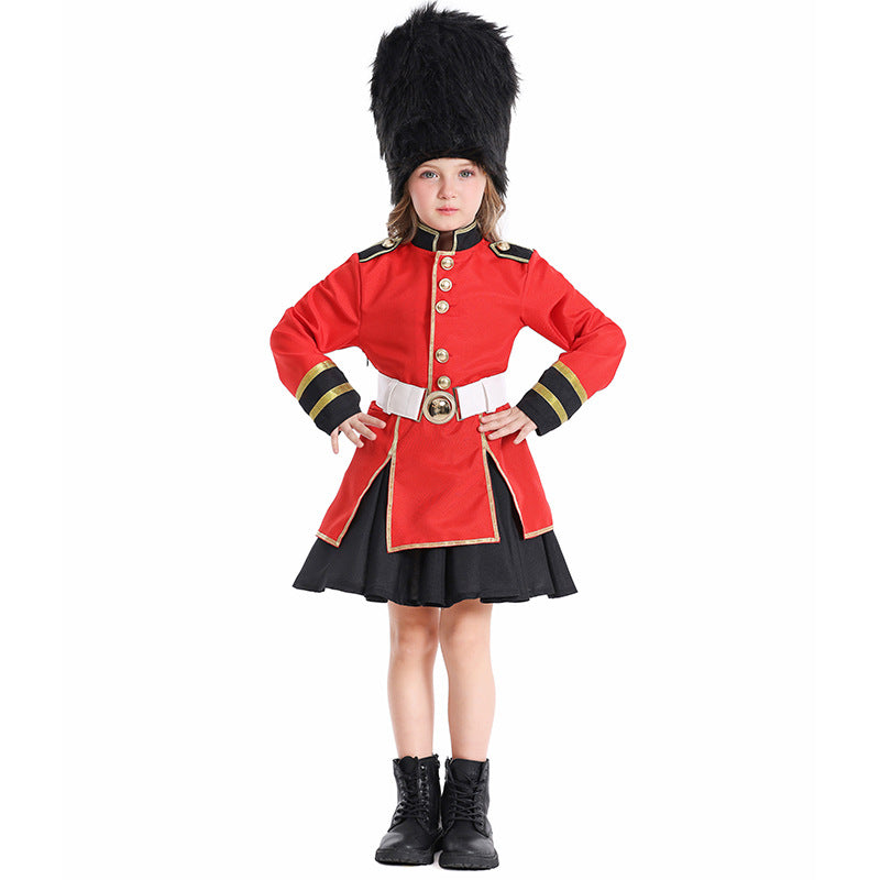 Girls costume as royal guard with detailed jacket and hat Chichicherry