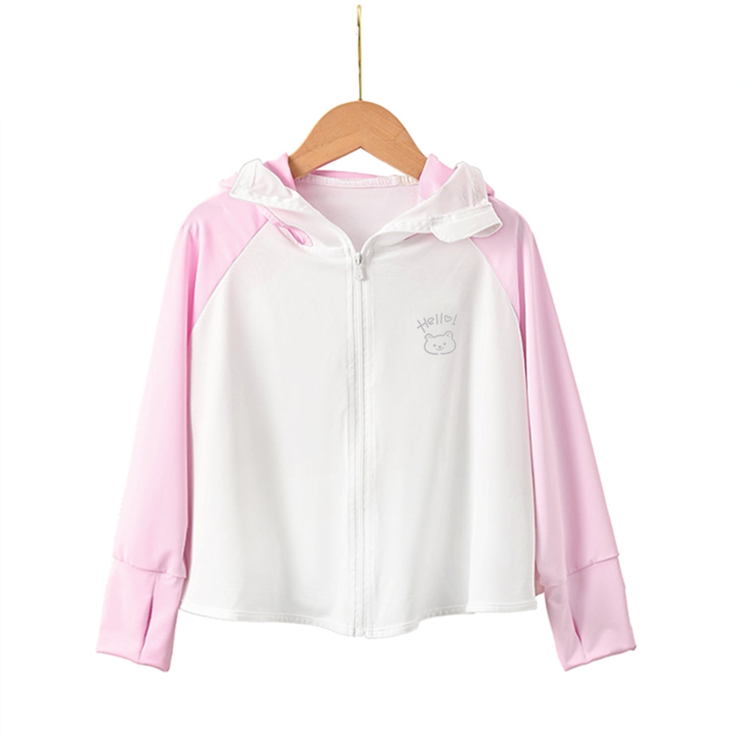 Girls' sun jacket with hood and UV protection Chichicherry