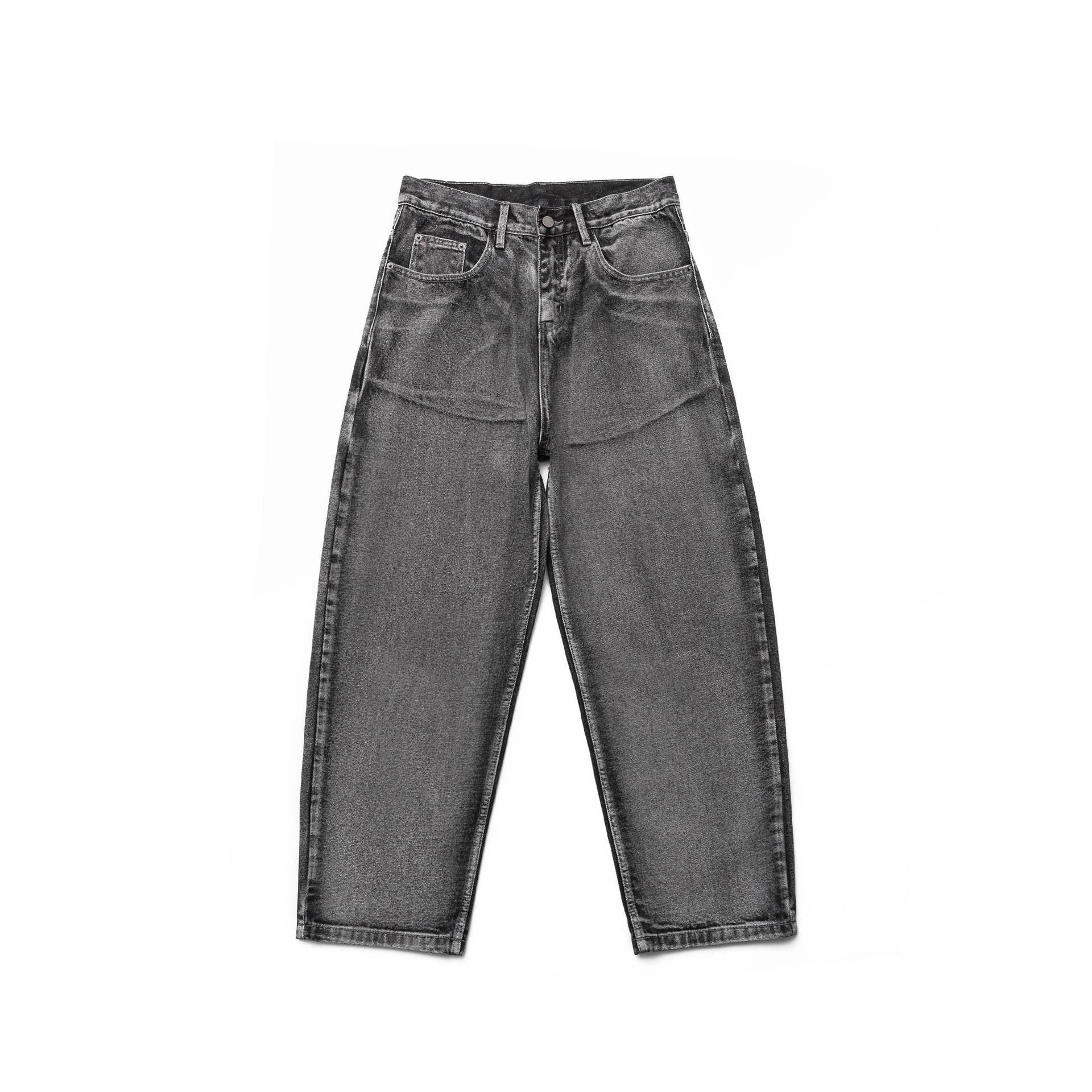 Women's High-Waisted Relaxed-Straight Jeans with Straight Leg and Five-Pocket Design Chichicherry