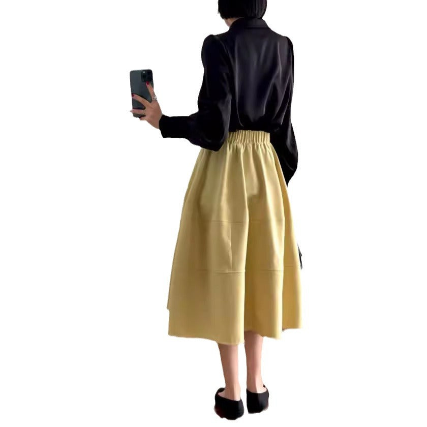 Ladies Stylish, airy 3/4 sleeve cardigan and midi dress combination Chichicherry