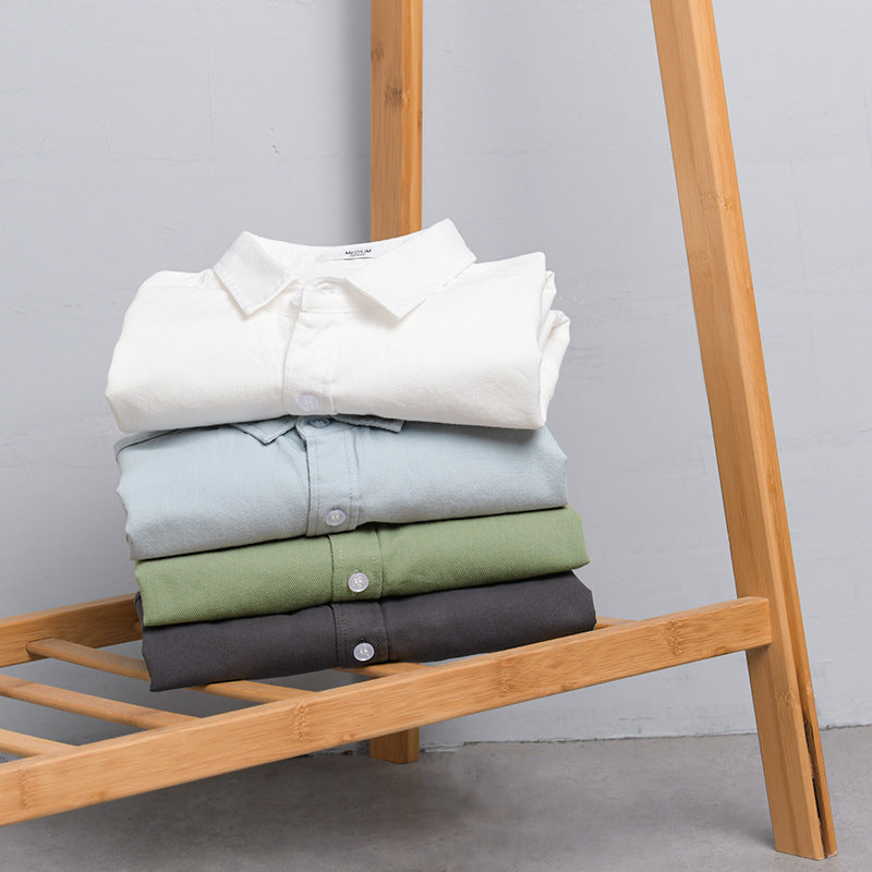 Men's Lightweight Cotton Layered Shirt in Clean Look with Chest Pocket and Soft Feel Chichicherry