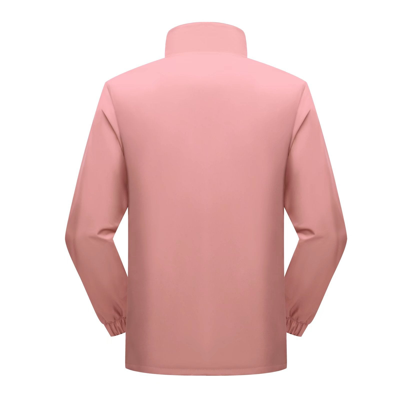 Men's Lightweight Softshell Rain Jacket with High Stand Collar and Windproof Microfiber Shell Chichicherry