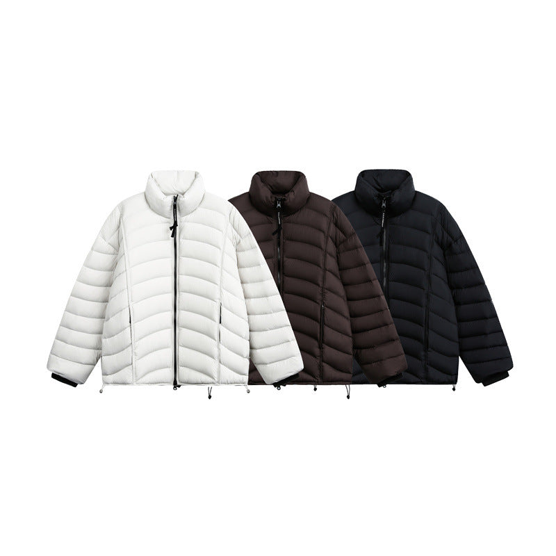 Women's short cut ultralight quilted jacket with stand-up collar Chichicherry