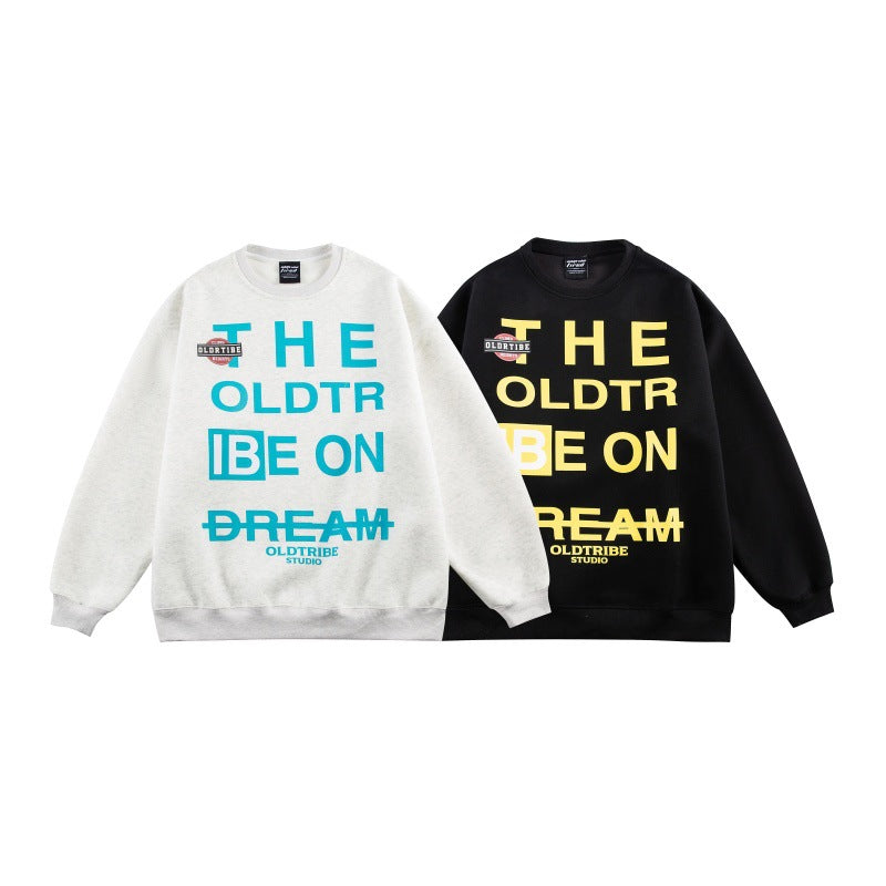 Unisex Oversize-Cuddle-Sweatshirt with large typography print and soft fleece lining Chichicherry