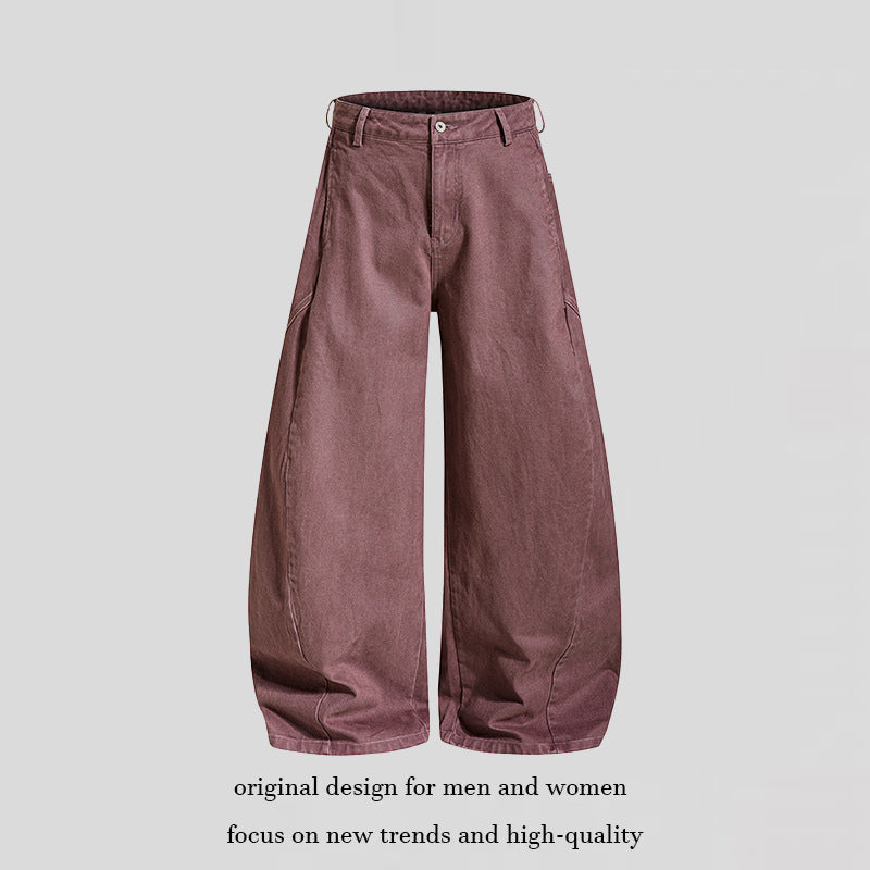 Women wide high-cut jeans culotte in balloon cut Chichicherry