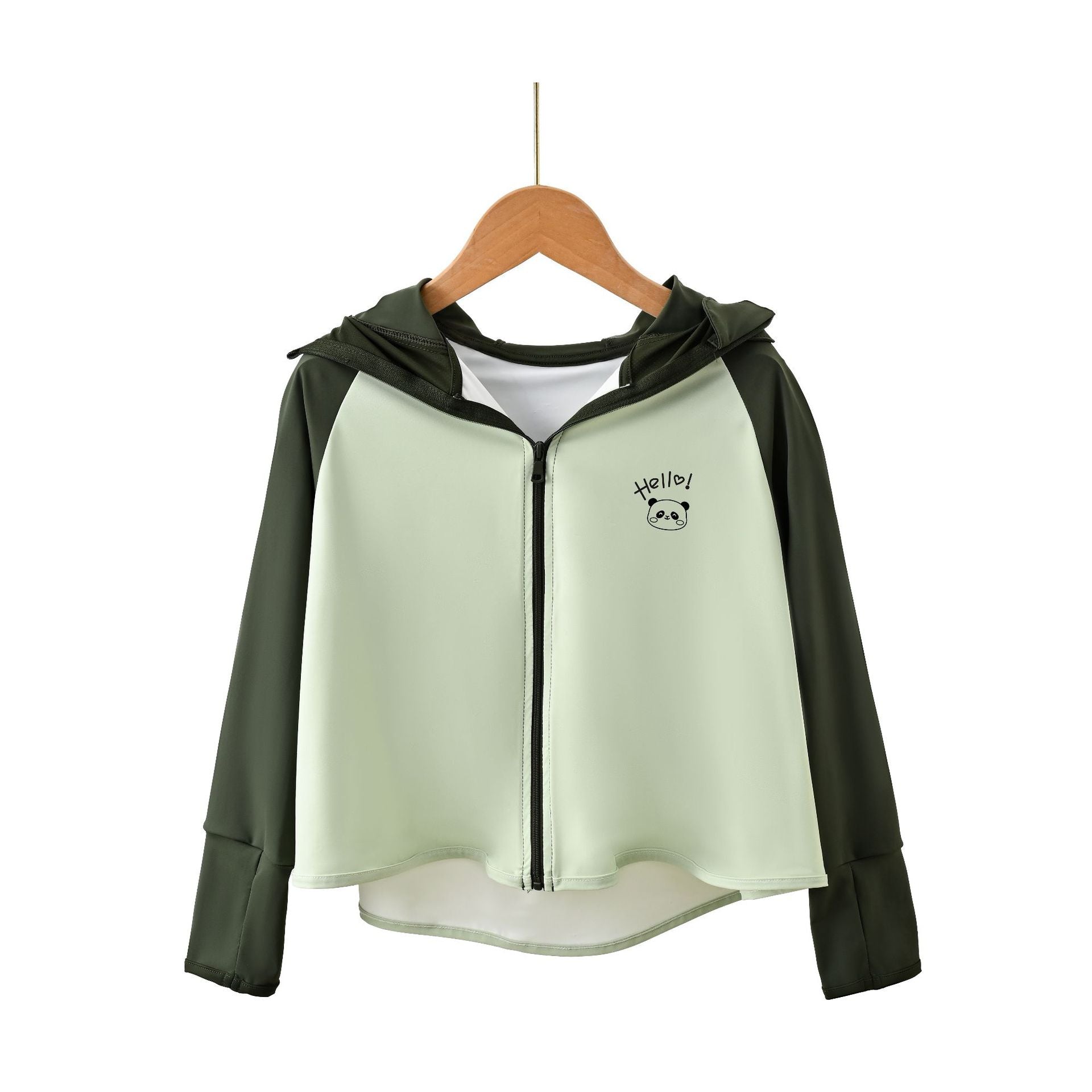 Children's sun protection jacket with hood and breathable fabric Chichicherry