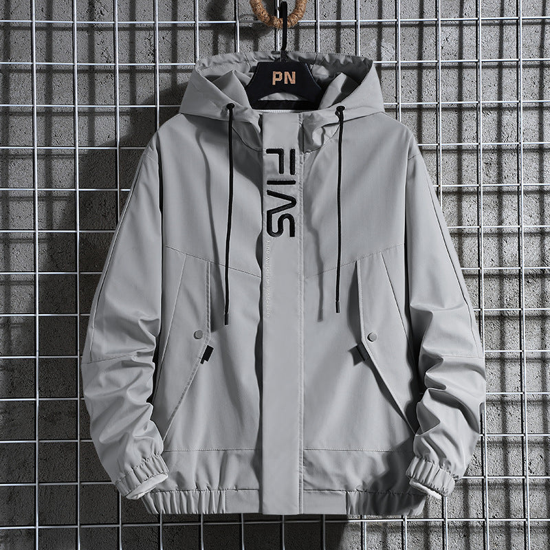 Men's Hooded Field Parka with Concealed Zipper Placket, Teddy Fleece Sleeve Lining and Multifunctional Pockets Chichicherry