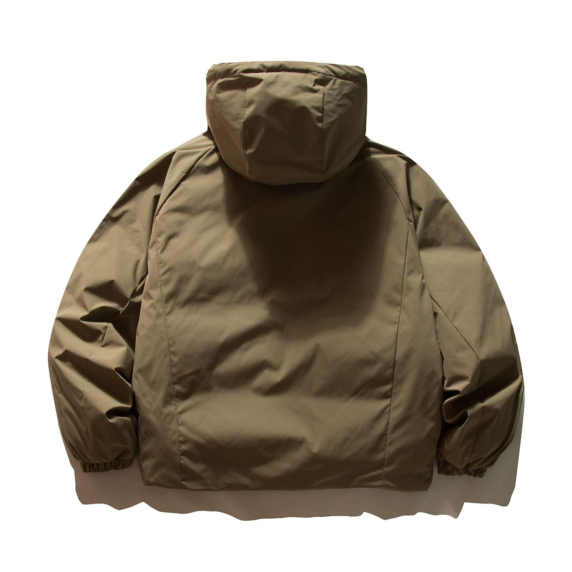 Unisex Boxy quilted hooded jacket with thermal insulation and elastic cuffs Chichicherry