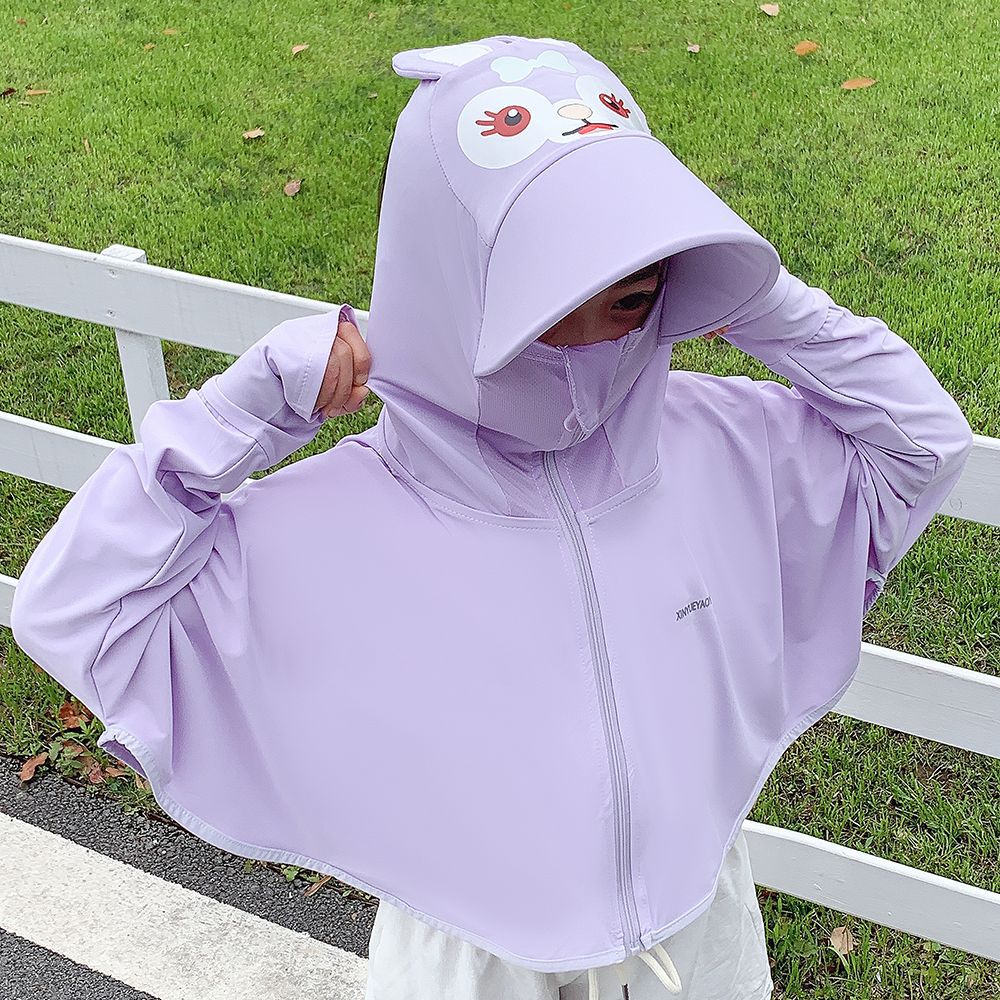 Children's Sun Jacket with Cute Frog Design Chichicherry