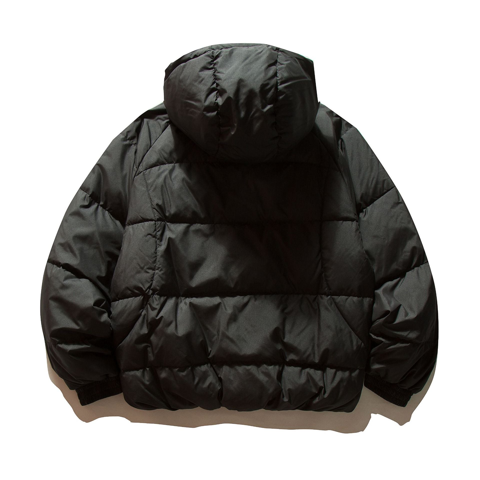 Men's Voluminous Padded Jacket with Thermo Insulation and High Hood Chichicherry
