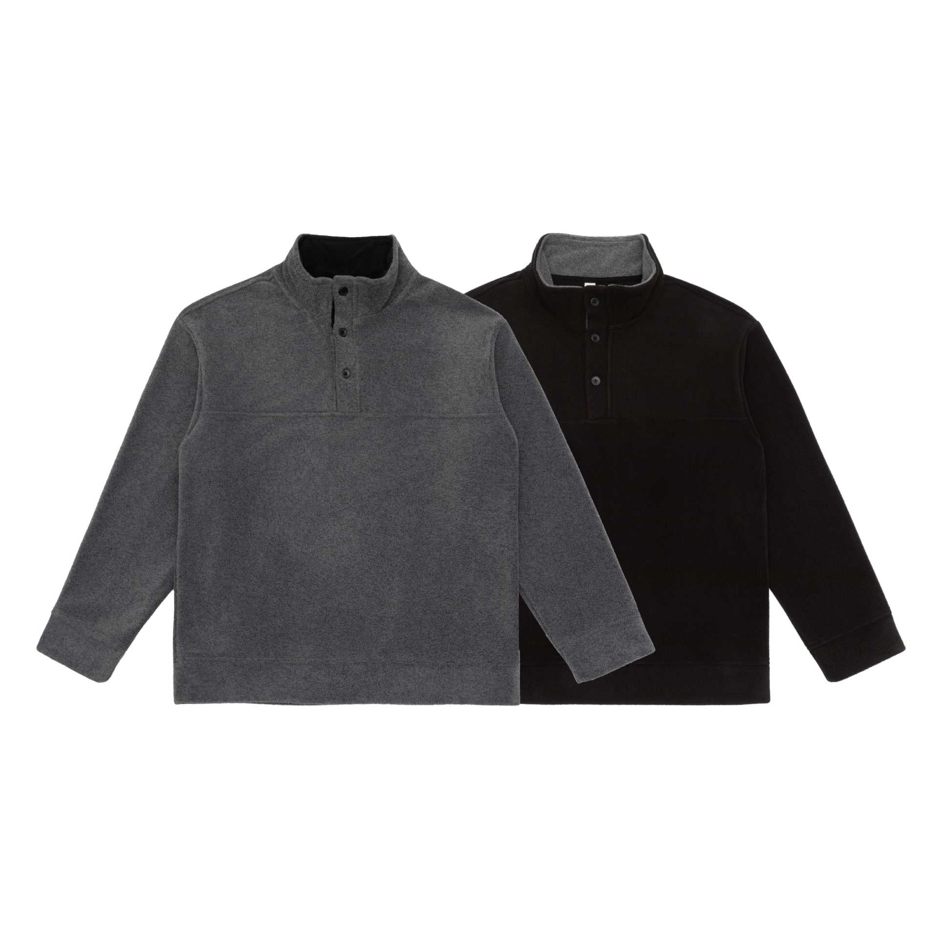 Unisex Fleece-Halfzip-Pullover with Troyer collar and kangaroo pocket Chichicherry