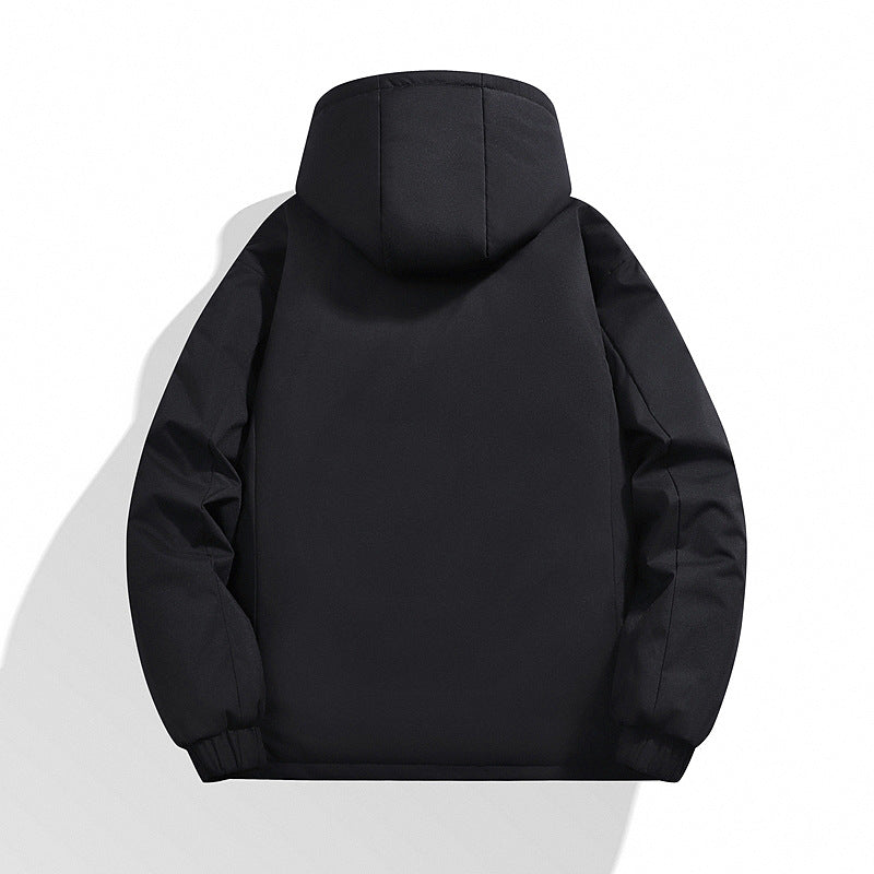 Men's Padded Hooded Winter Jacket with Water-Repellent Membrane and Welded Chest Pocket Chichicherry