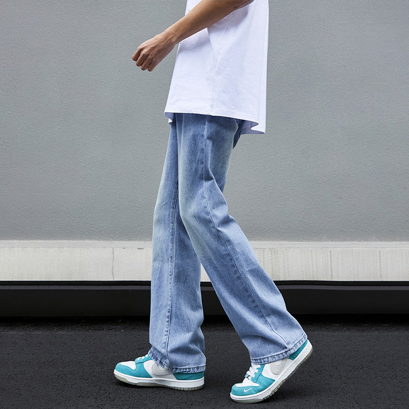 Men's Wide-Cut Denim Jeans Chichicherry