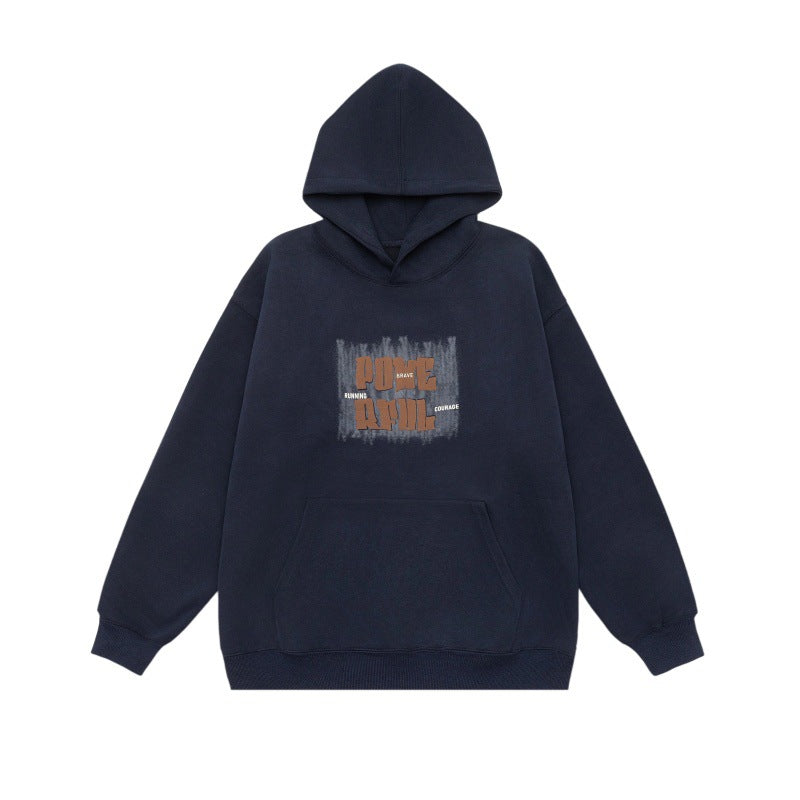 Unisex Oversized Hoodie with Kangaroo Pocket and Distinctive Front Print Chichicherry