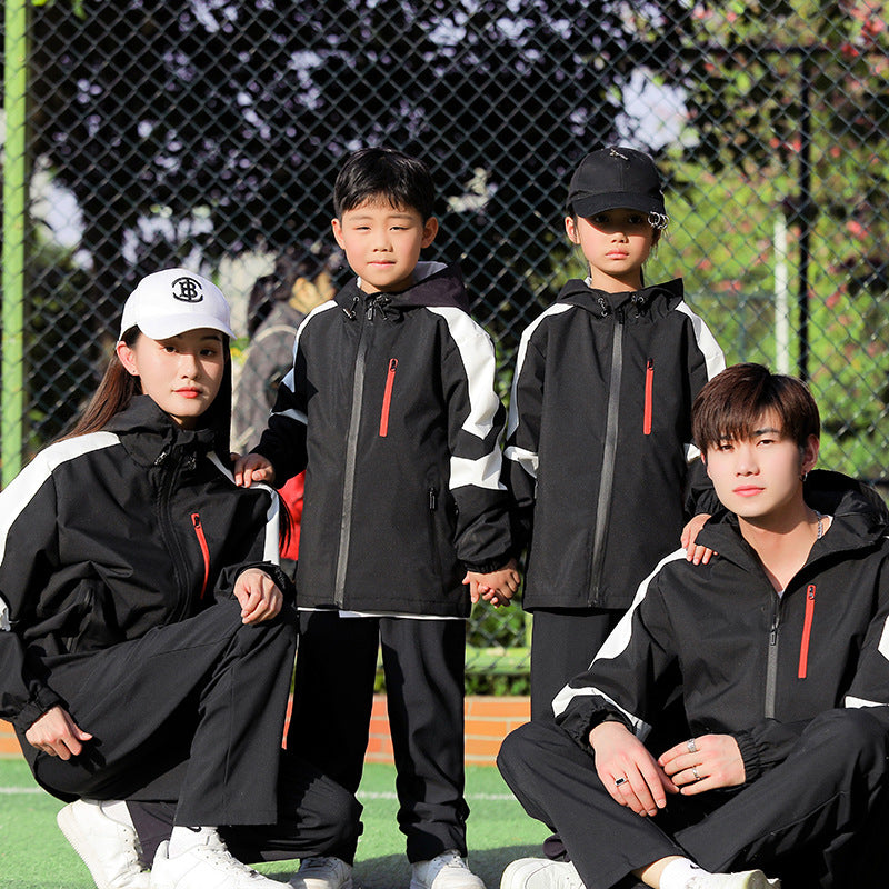 Men's sporty softshell outdoor jacket with hood, color block sleeves and water-repellent membrane Chichicherry