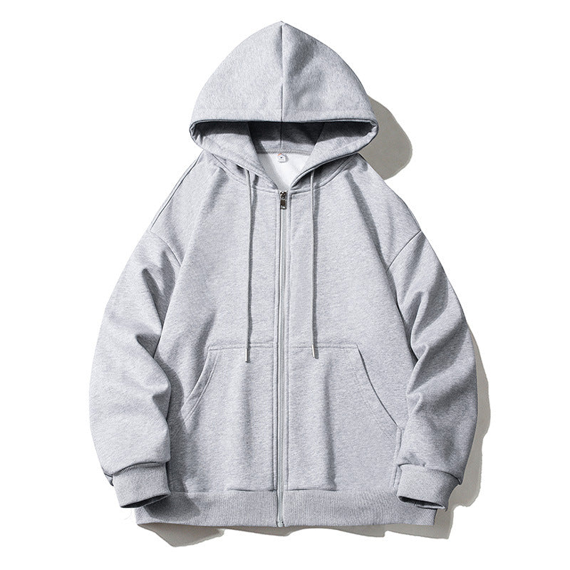 Men's hoodie zip-up jacket with full zip, oversized fit, and raglan sleeves Chichicherry