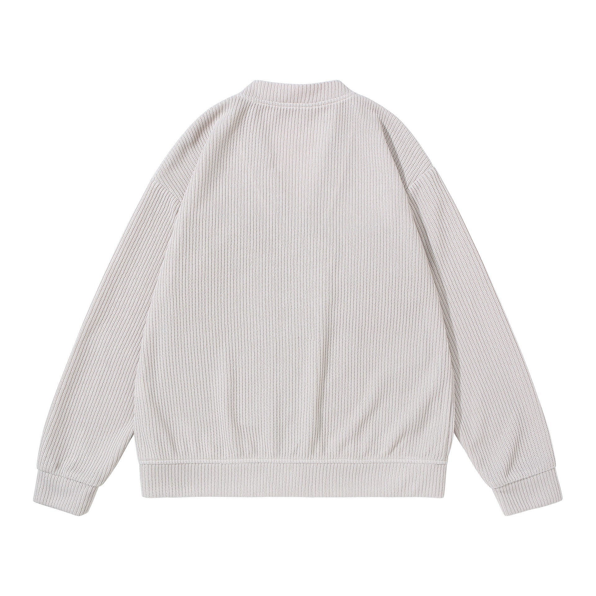 Unisex Structured Button Cardigan with V-Neck and Patch Pockets Chichicherry
