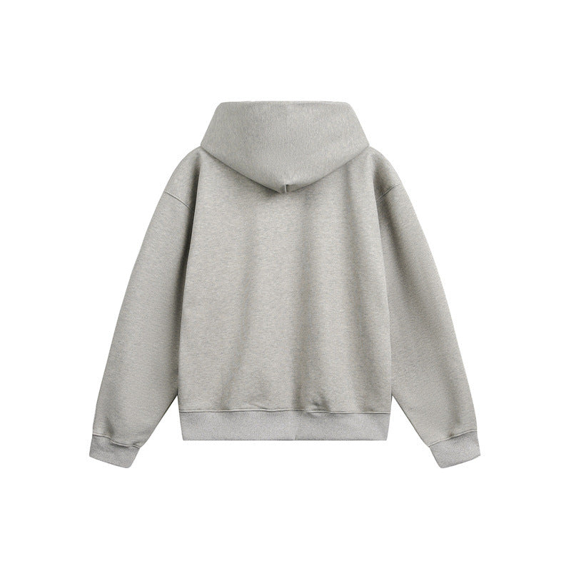 Unisex hoodie with relaxed fit and abstract front print Chichicherry