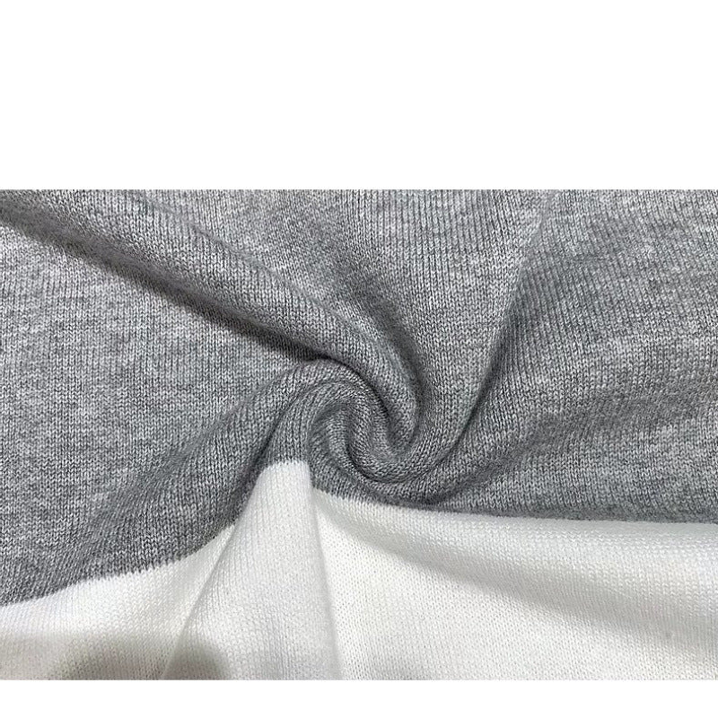 Herren Feiner Rundhalspullover mit Blockstreifen und regular Fit Chichicherry