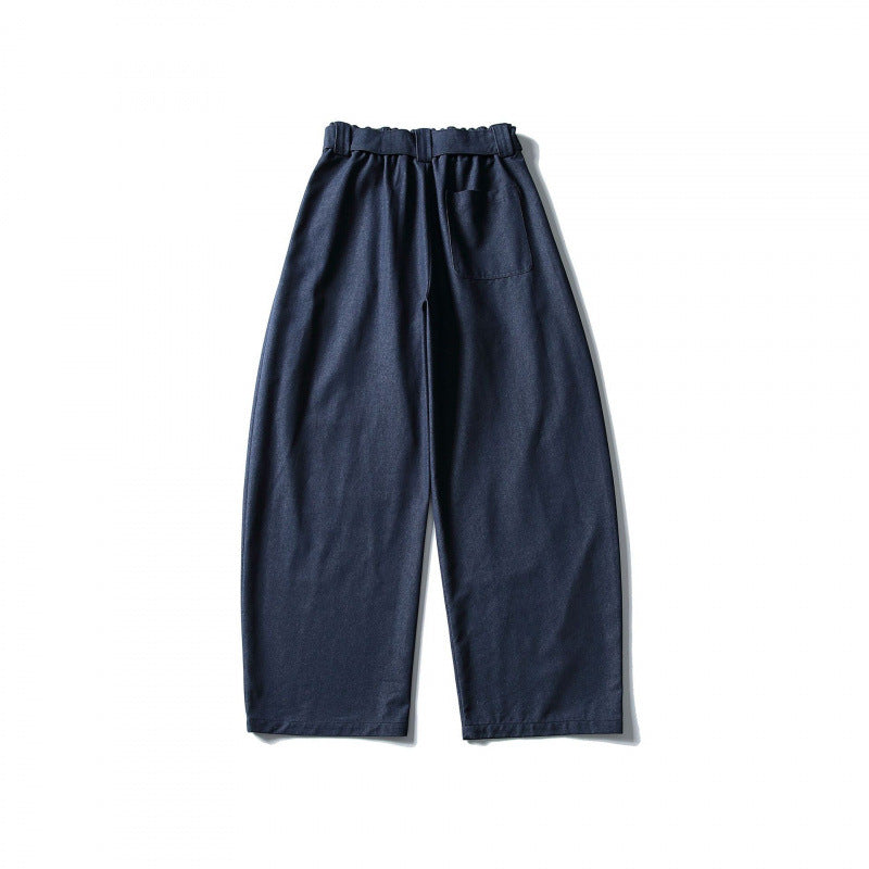 Ladies balloon pants with wide leg, high waistband and tie belt Chichicherry