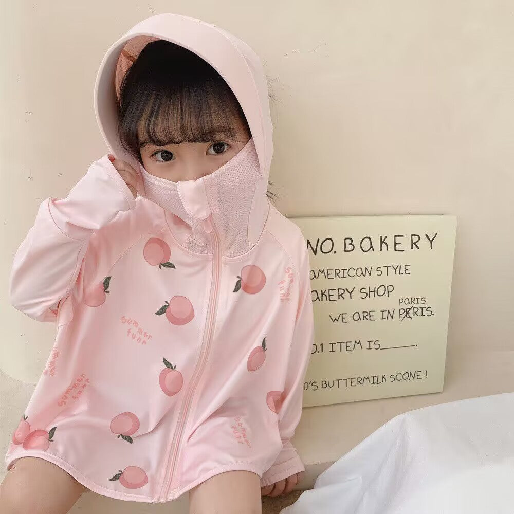 Boys functional UV protection jacket with hood Chichicherry